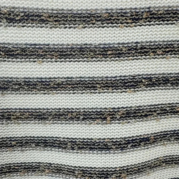 Banana Republic Navy and Gold Cardigan Sweater, Size Large, Gold Buttons - Picture 8 of 8